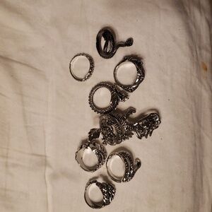 Vintage snake ring set.